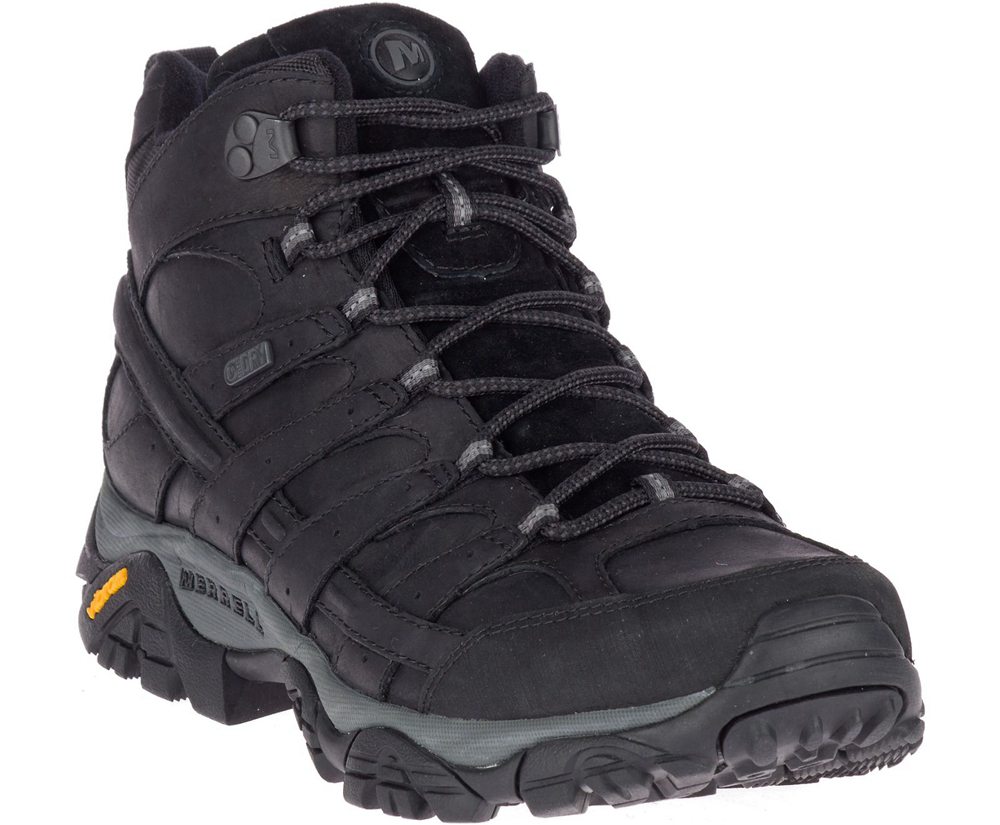 Merrell Vandrestøvler Herre - Moab 2 Prime Mid Waterproof - Sort - POF702831
